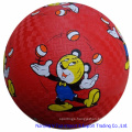 Red Color 8.5 Inch Rubber Playground Balls